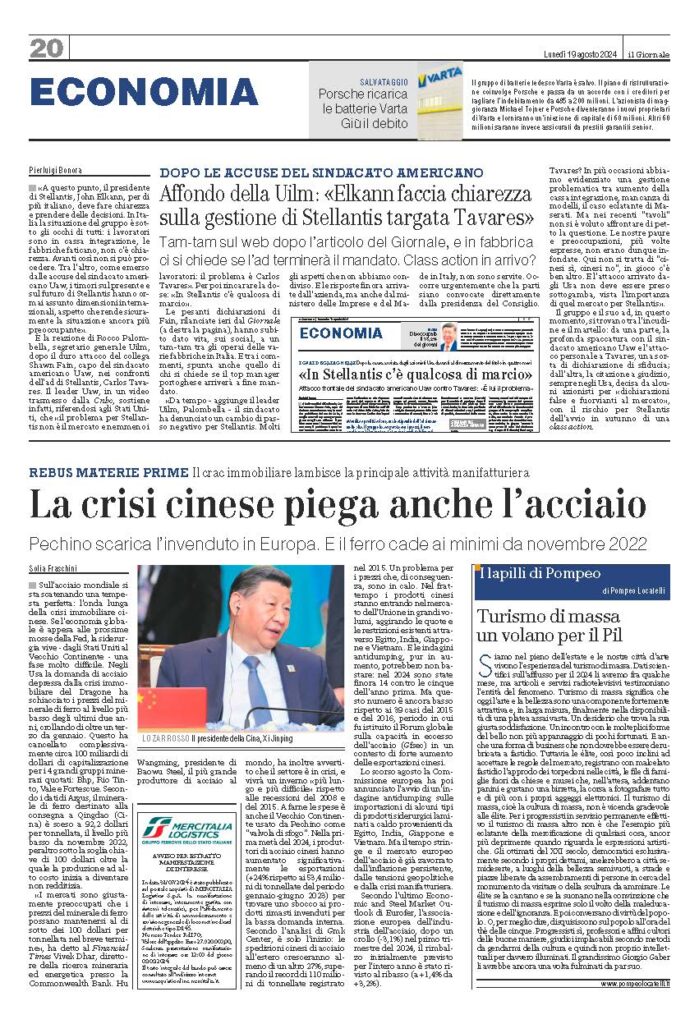 Turismo di massa un volano per il Pil