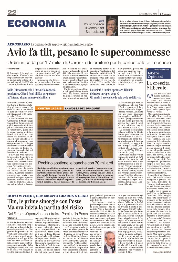 La crescita è liberale