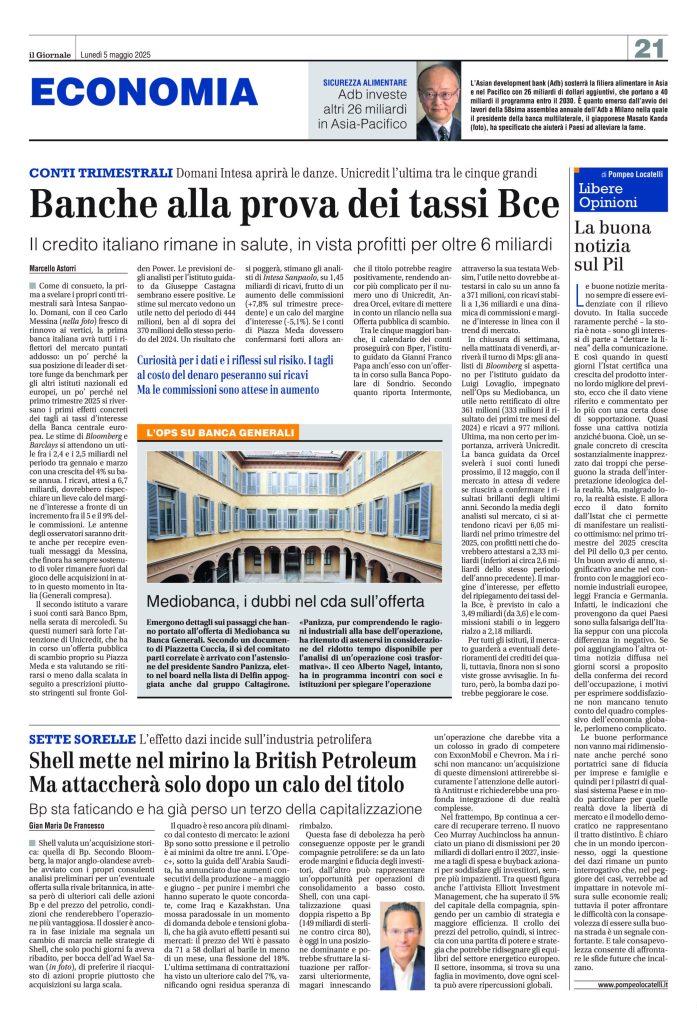La buona notizia sul Pil