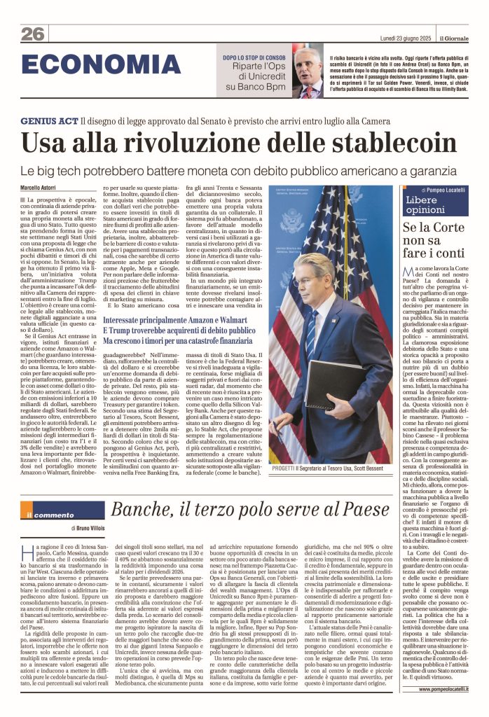 Se la Corte non sa fare i conti