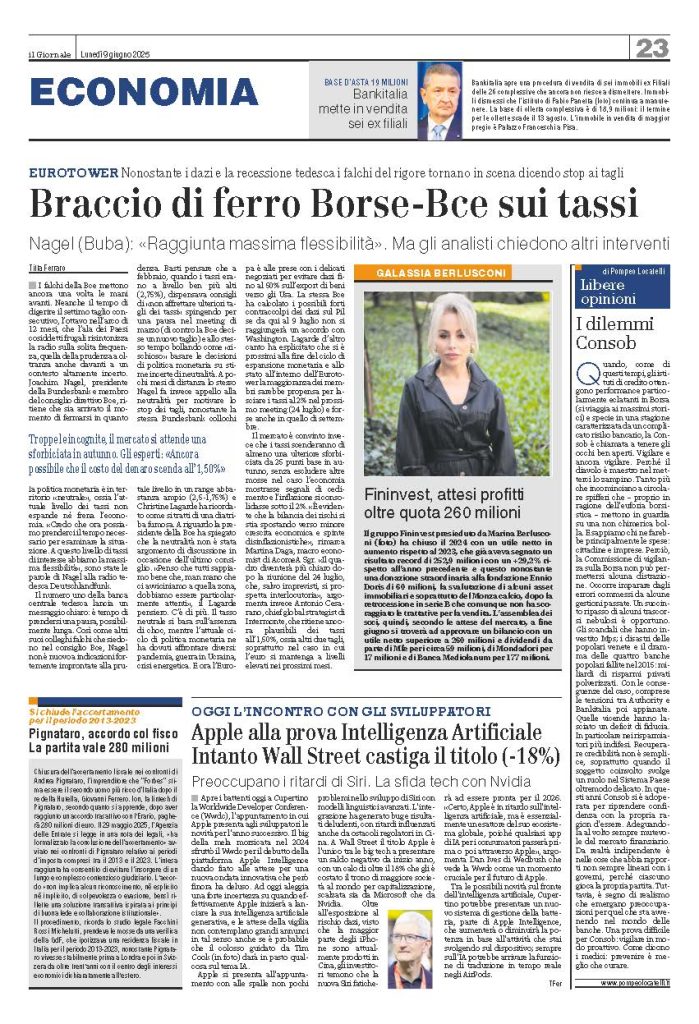 I dilemmi Consob