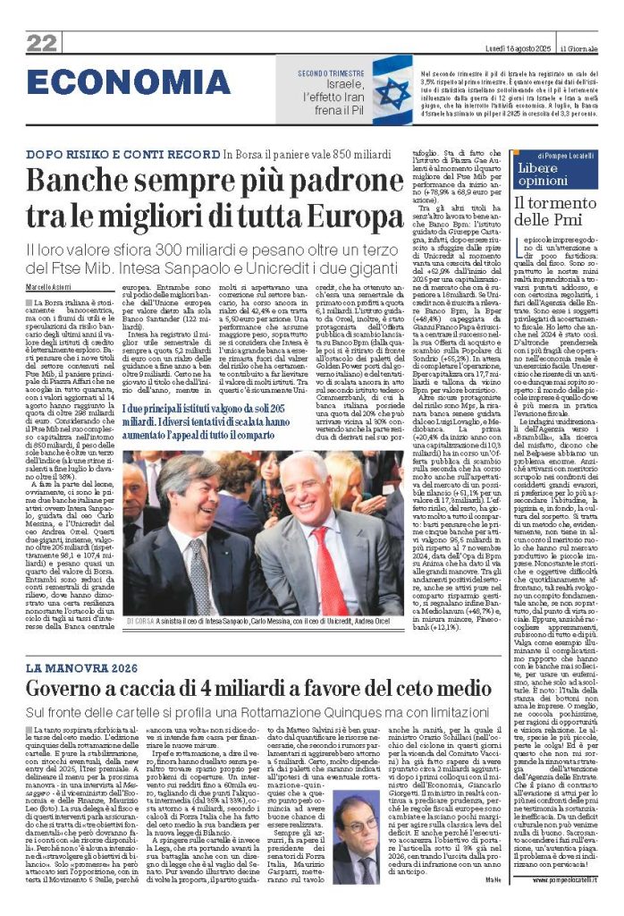 Il tormento delle Pmi