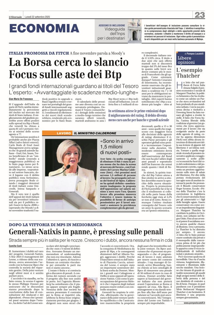 L’esempio Thatcher