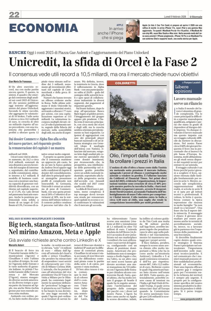 Lavoro manuale serve un rilancio