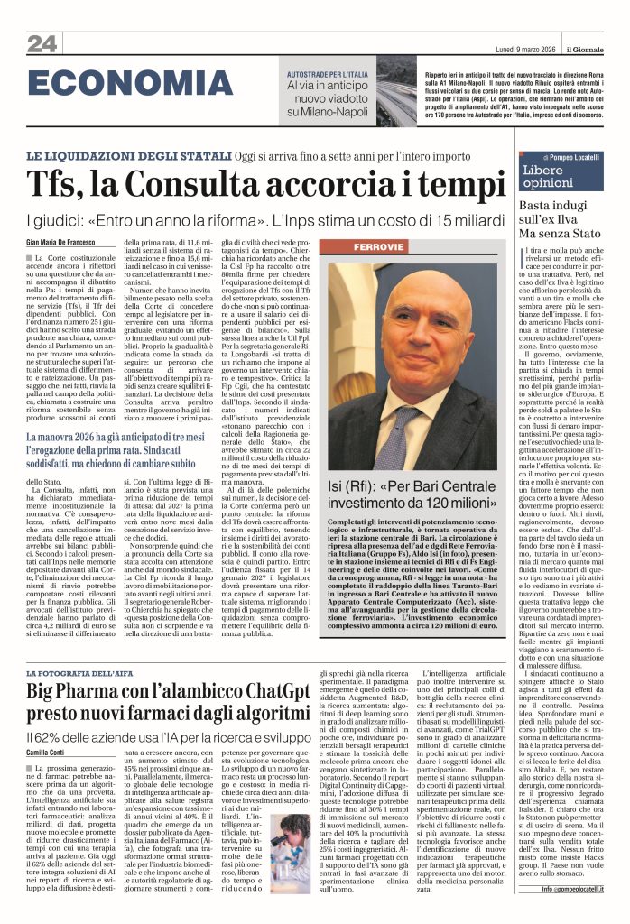 Basta indugi sull’ex Ilva Ma senza Stato