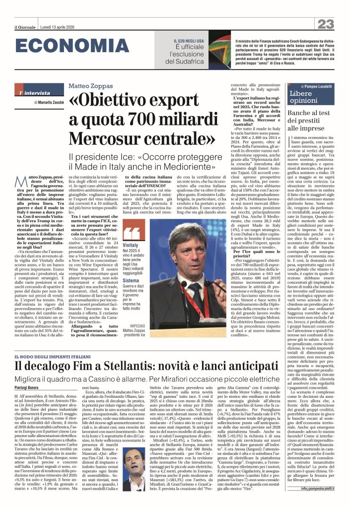 Banche al test dei prestiti alle imprese