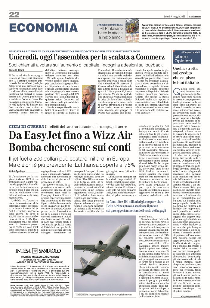 Quella stretta sul credito che colpisce le Pmi italiane