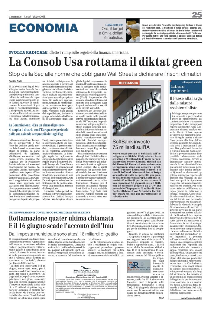 Il Paese alla larga dalle misure assistenzialiste